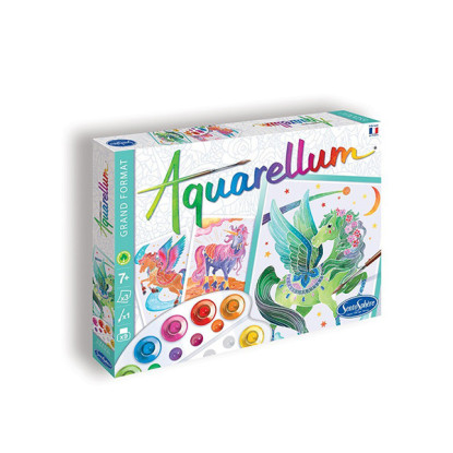 Aquarellum UNICORNIOS y PEGASOS