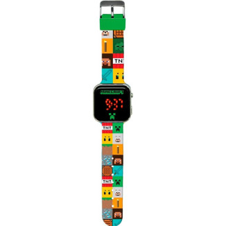 Reloj digital led MINECRAFT