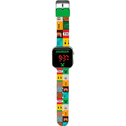 Reloj digital led MINECRAFT