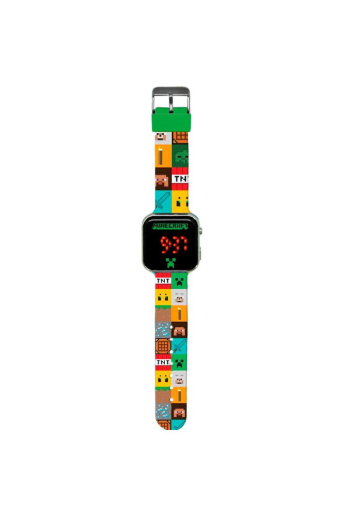 Reloj digital led MINECRAFT