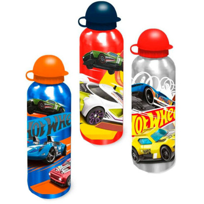 Botella 500ml aluminio HOT WHEELS