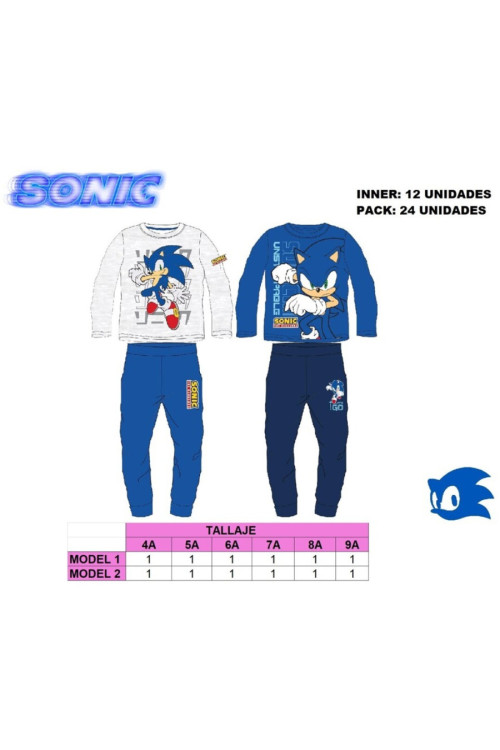 Pijama algodón SONIC