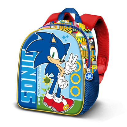 Mochila 31cm 3D SONIC