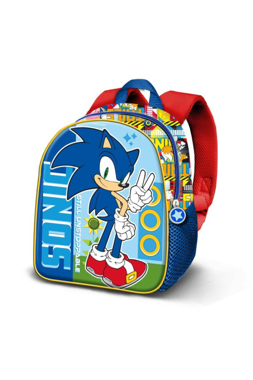 Mochila 31cm 3D SONIC