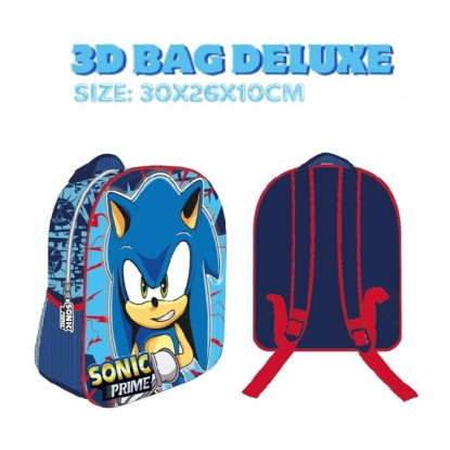Mochila 30cm 3D SONIC 
