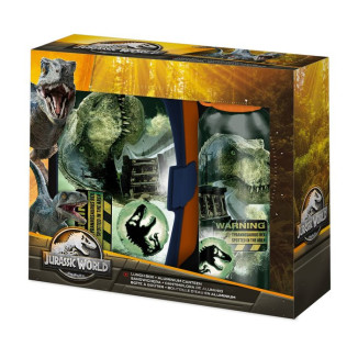 Set tupper + botella JURASSIC