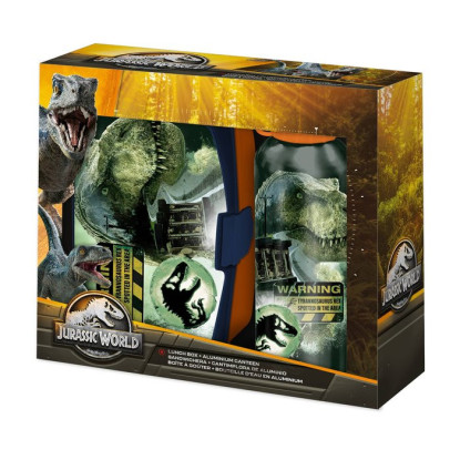 Set tupper + botella JURASSIC