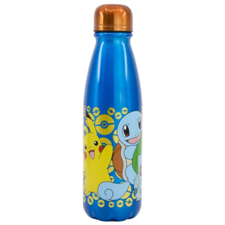 Botella 600ml aluminio POKEMON