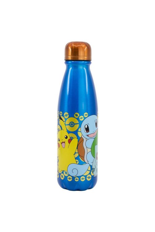 Botella 600ml aluminio POKEMON