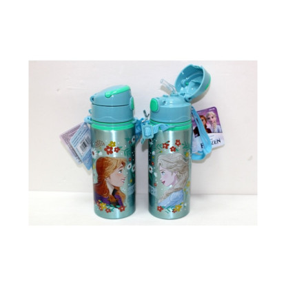Botella 600ml correa FROZEN flowers