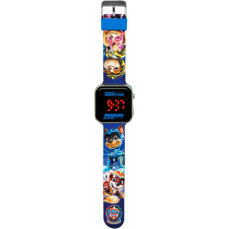 Reloj digital led SUPER PAW blue