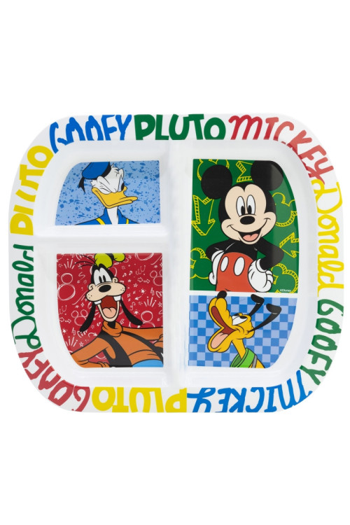 Plato dividido MICKEY