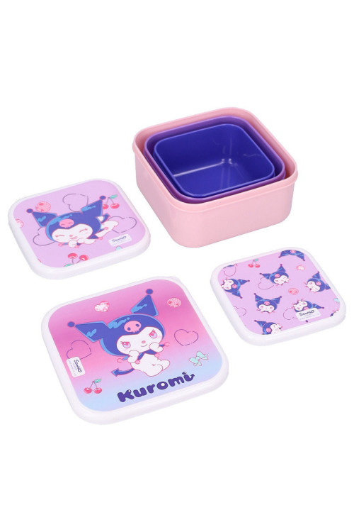 Set 3 tuppers KUROMI