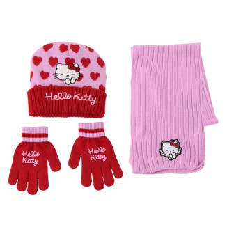 Set gorro guante bufanda HELLO KITTY