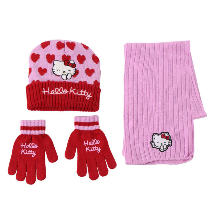 Set gorro guante bufanda HELLO KITTY