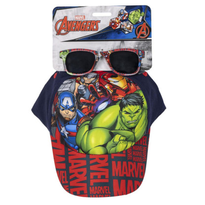 Set gorra + gafas AVENGERS