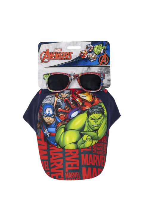 Set gorra + gafas AVENGERS