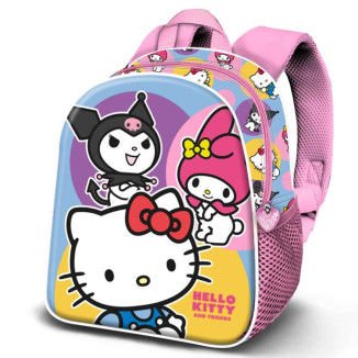 Mochila 31cm 3D HELLO KITTY