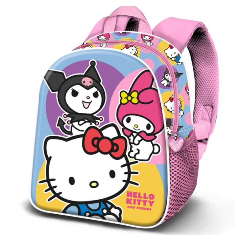 Mochila 31cm 3D HELLO KITTY