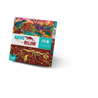 Puzzle 48pc above + below DINOS