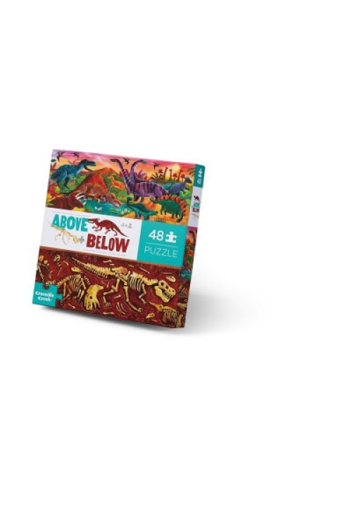 Puzzle 48pc above + below DINOS