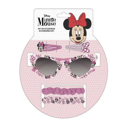 Set pelo + gafas MINNIE