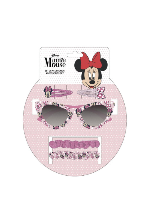 Set pelo + gafas MINNIE