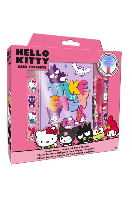 Diario secreto + boli magico HELLO KITTY