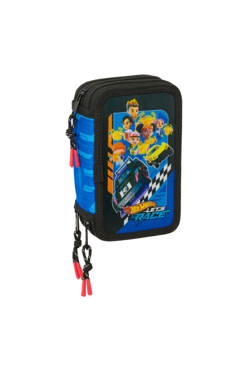 Plumier triple HOT WHEELS lets race