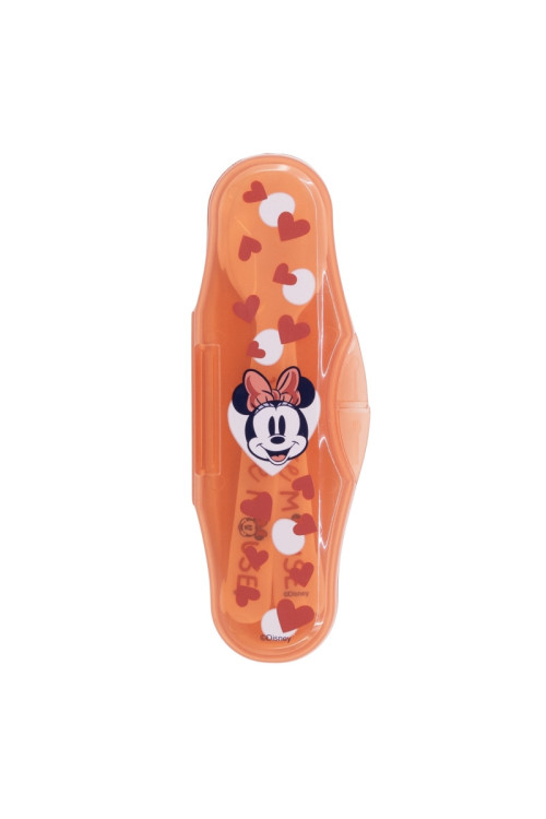 Estuche 2 cubiertos bebe MINNIE