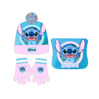 Set gorro guante braga STITCH