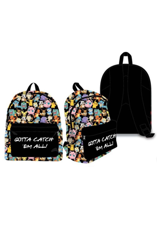 Mochila 40cm POKEMON gotta catch em all
