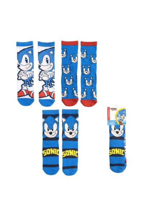 Set 3 calcetines SONIC