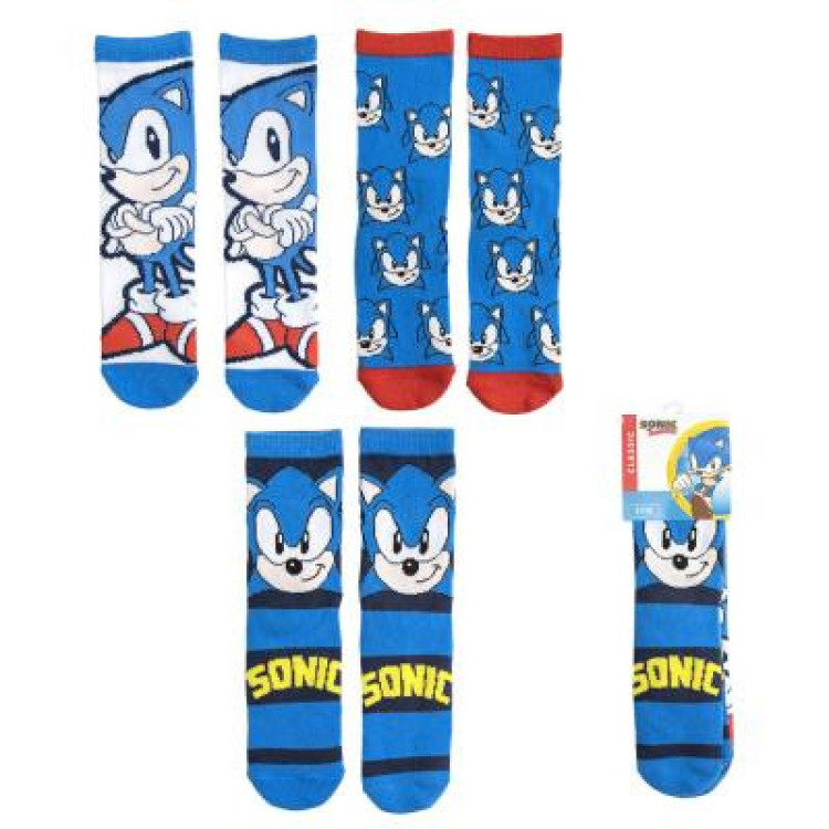 Set 3 calcetines SONIC