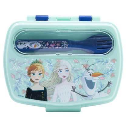 Tupper rect. cubiertos FROZEN