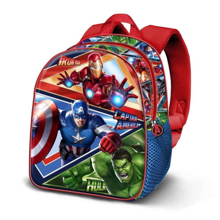 Mochila 31cm 3D AVENGERS
