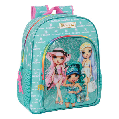 Mochila 38cm RAINBOW HIGH paradise