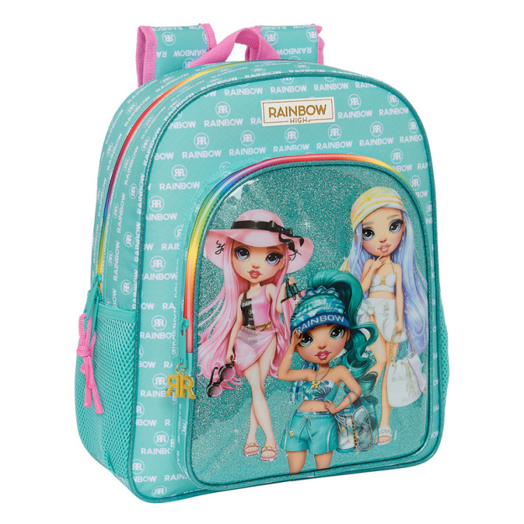 Mochila 38cm RAINBOW HIGH paradise
