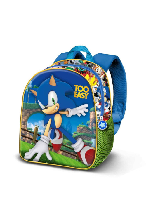 Mochila 31cm 3D SONIC