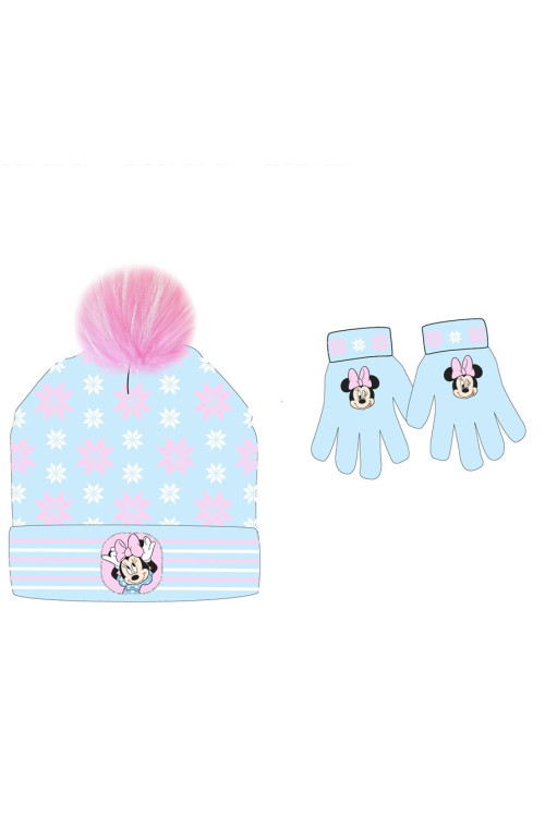 Set gorro guante MINNIE