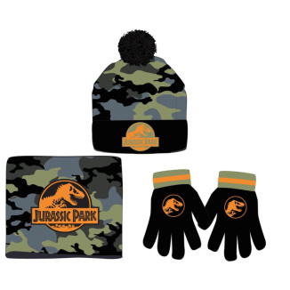 Set gorro guante braga JURASSIC