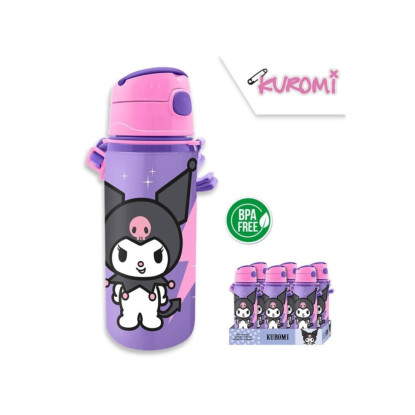 Botella 600ml correa KUROMI