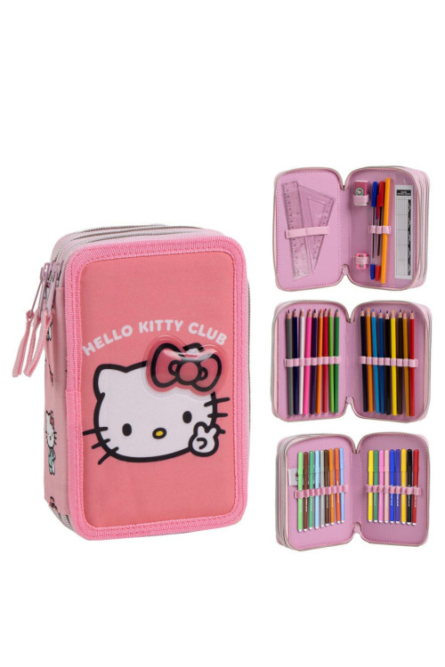 Plumier triple HELLO KITTY