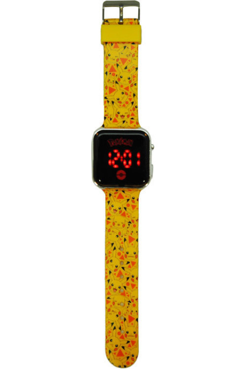 Reloj digital led POKEMON amarillo