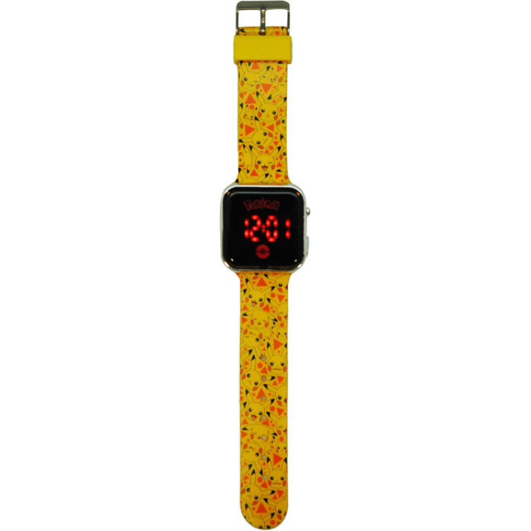 Reloj digital led POKEMON amarillo