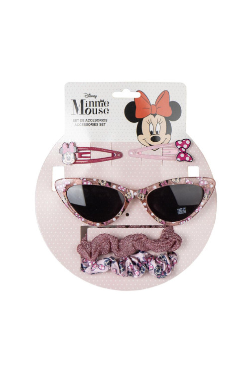 Set pelo + gafas MINNIE