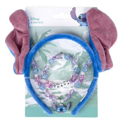 Set diadema + joyas STITCH