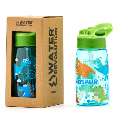 Botella WR 500ml DINO verde