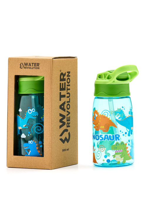 Botella WR 500ml DINO verde