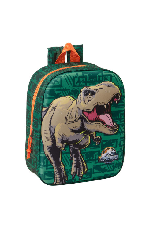 Mochila 27cm 3D JURASSIC